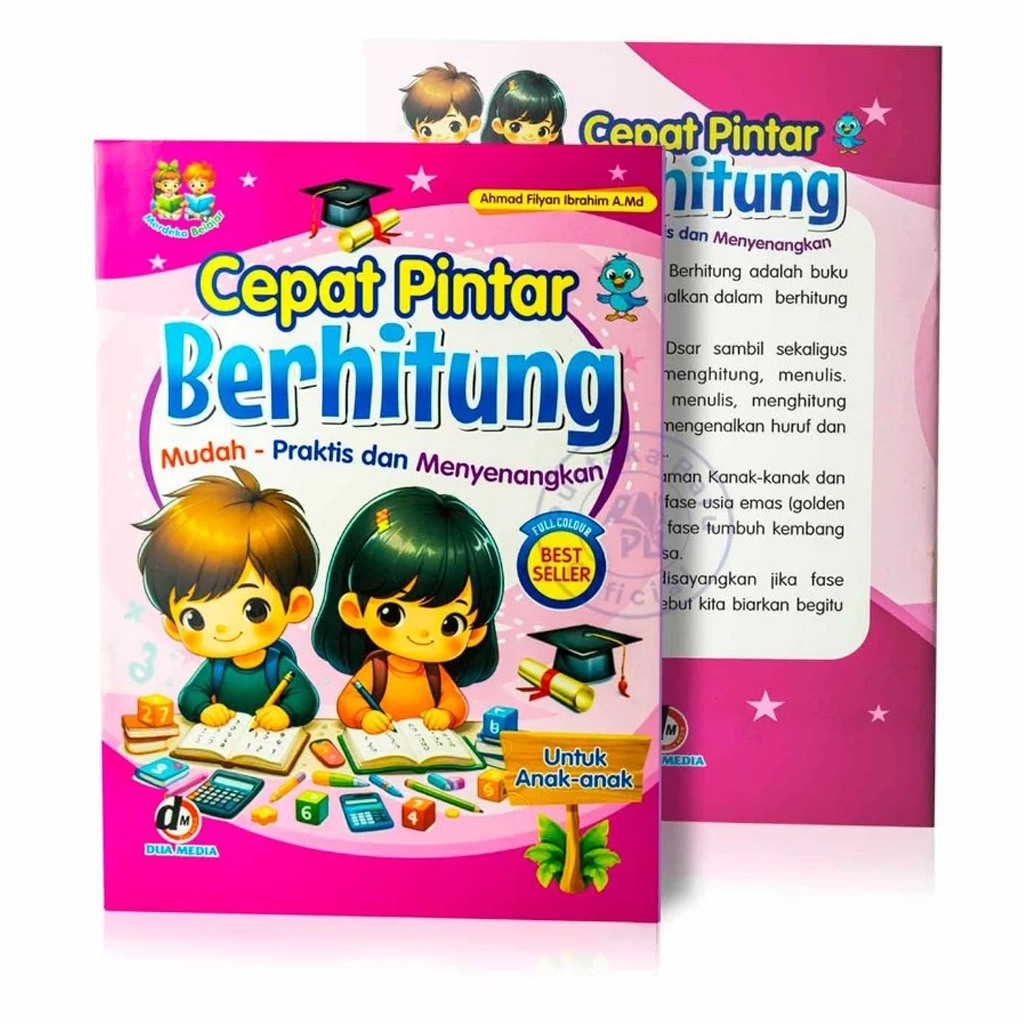 BUKU CEPAT PINTAR BERHITUNG – Belajar Matematika Dasar Penjumlahan & Pengurangan Anak