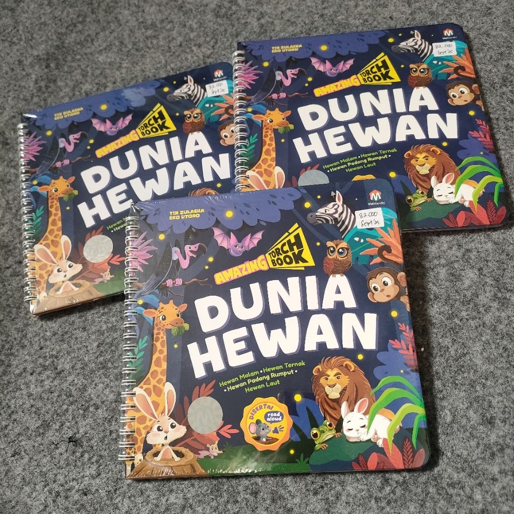BUKU CERITA (SENTER) ANAK - TORCH BOOK : AMAZING TORCH BOOK - DUNIA HEWAN [VISI MANDIRI]