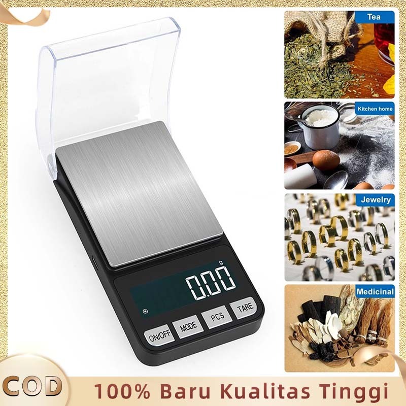 Timbangan Emas Mini Digital Akurat Timbangan Air Kadar Emas Timbangan Emas 500gr / 0.1gr High Accura