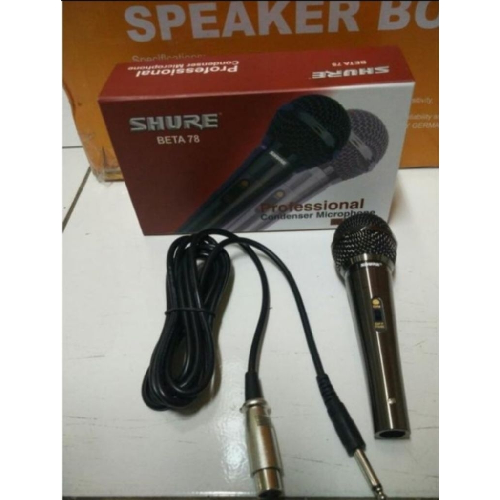 MIC KABEL SHURE BETA 78 mic KABEL SHURE BETA 78