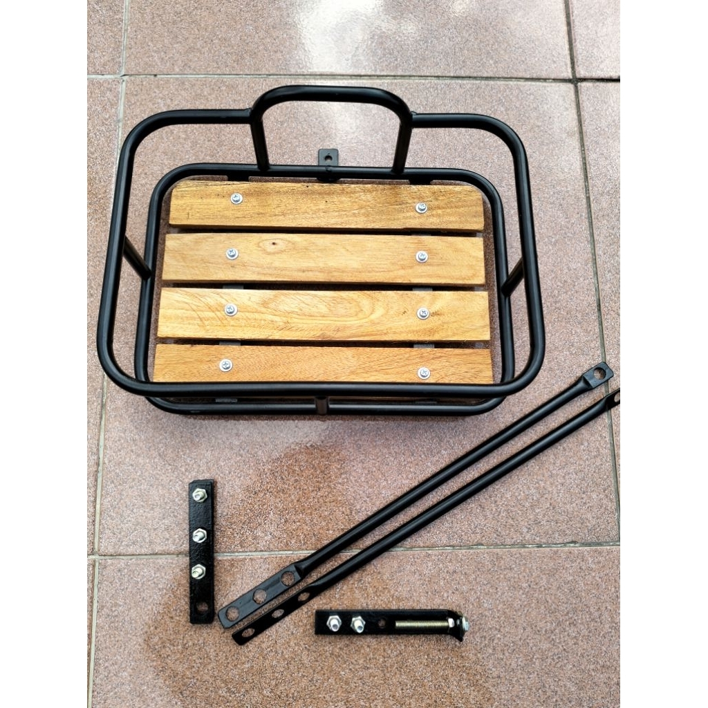 Keranjang sepeda Rak Sepeda Model Classic Vintage custom/Fron Rack depan