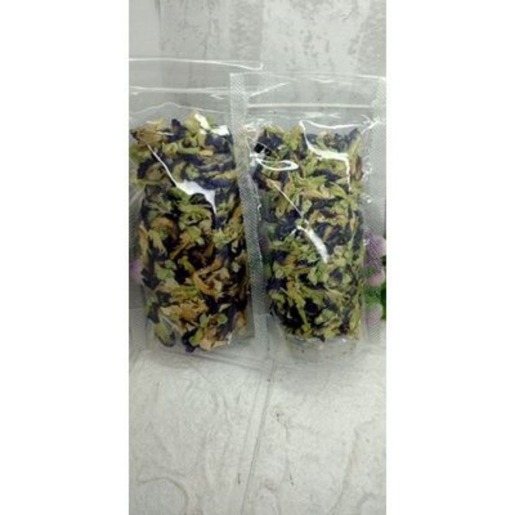 Teh Bunga Telang Kering organik / Bunga telang segar organik