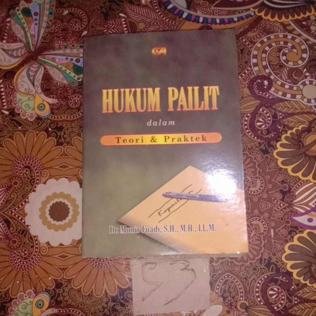 BUKU HUKUM PAILIT DALAM TEORI & PRAKTEK (GM)