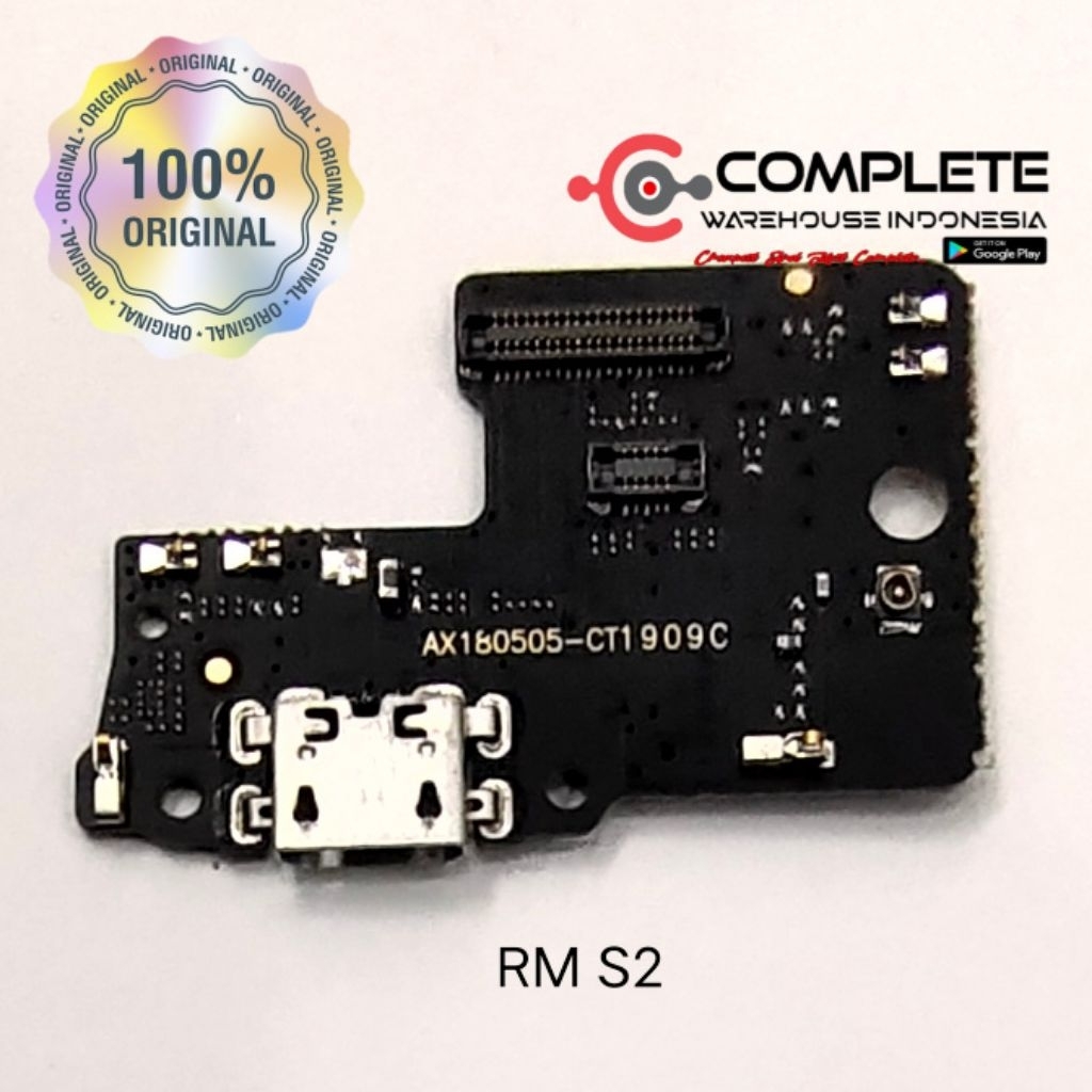 BOARD CAS REDMI S2 / KONEKTOR CAS REDMI S2 / PCB BOARD CHARGER REDMI S2 ORIGINAL