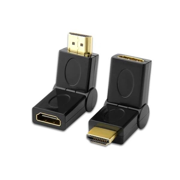 GENDER CONNECTOR/ KONETOR HDMI SIKU MALE TO FEMALE 180° DERAJAT / MINI HDMI TO HDMI FEMALE L