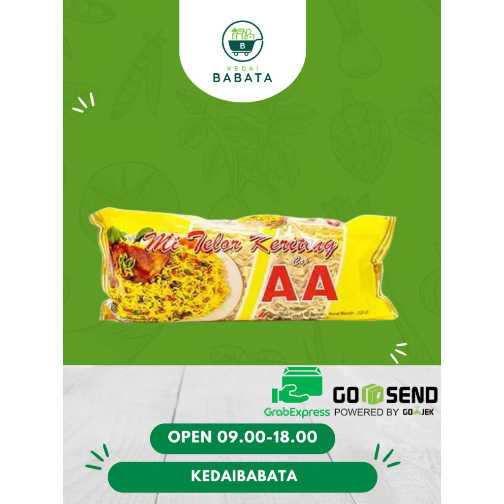 Mie Telor Mi Telur Ayam Keriting AA Kedai Babata Padang Padang