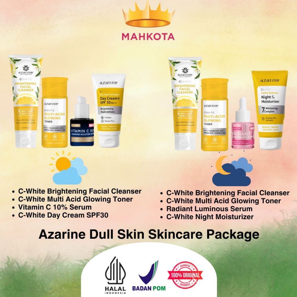 ** Mahkotacosmetic ** Azarine Dull Skincare Package