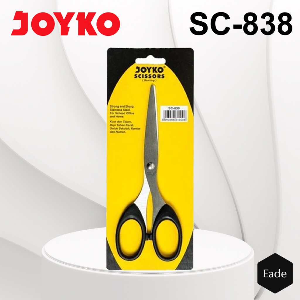 

[GROSIR] Gunting Joyko Sedang Hitam SC-838 / Joyko Scissor Medium SC838