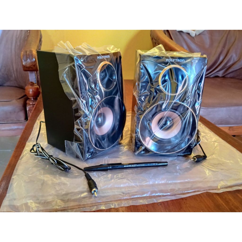 Speaker Satelite Pasif Sepasang Polytron PMA 9310 Baru, Pasif Perlu Ampli