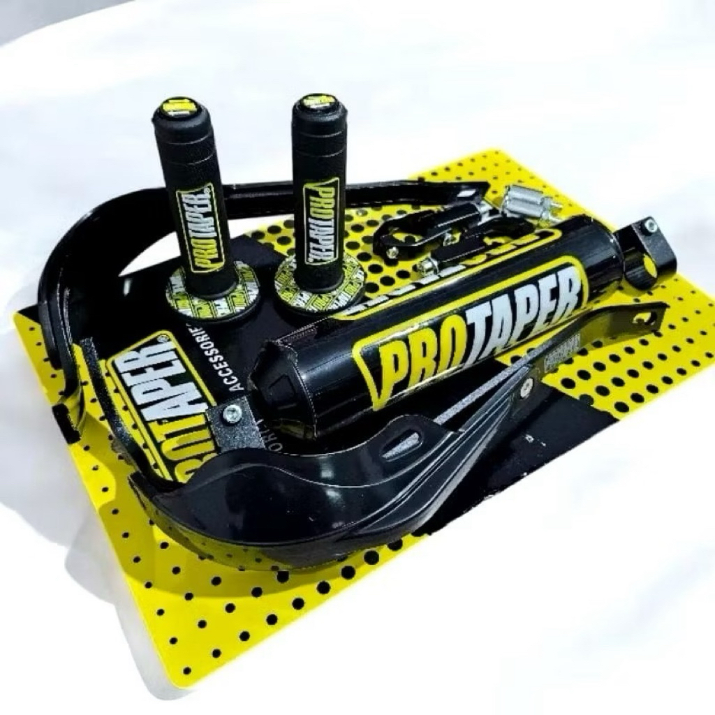 ProTaper Paket Komplit Handguard Protaper Busa Palang Stang & Grip Donat Protaper D-Tracker Supermot