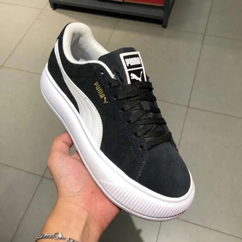 SEPATU CASSUAL WOMEN Suede Mayu Puma Blac 380686 02