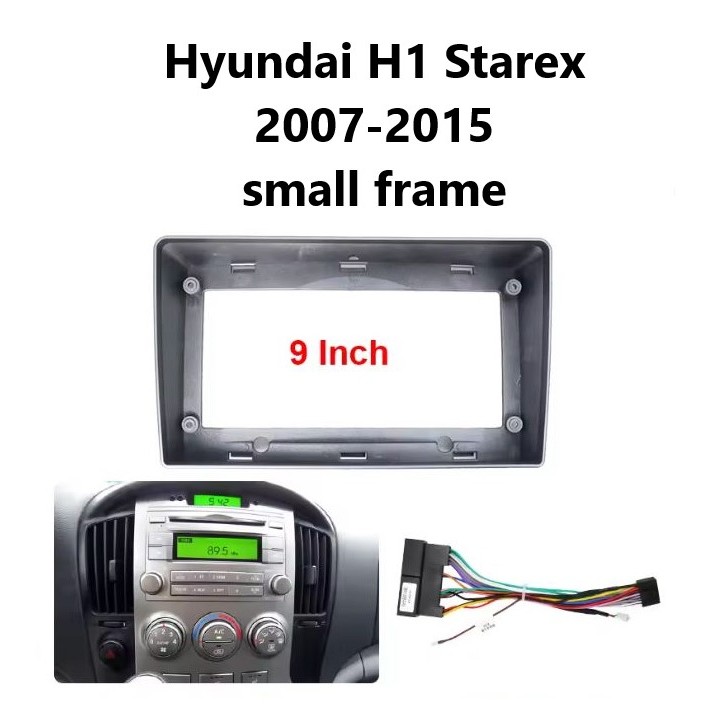 Frame Head Unit Android 9 inch Hyundai Starex / H1 2007 - 2015