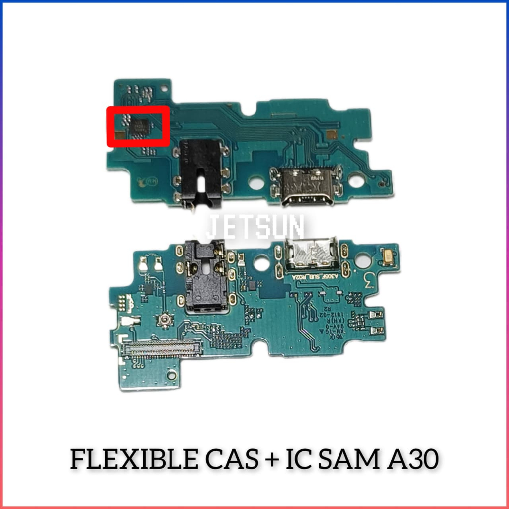 FLEXIBLE KONEKTOR CHARGER +IC SAMSUNG A30