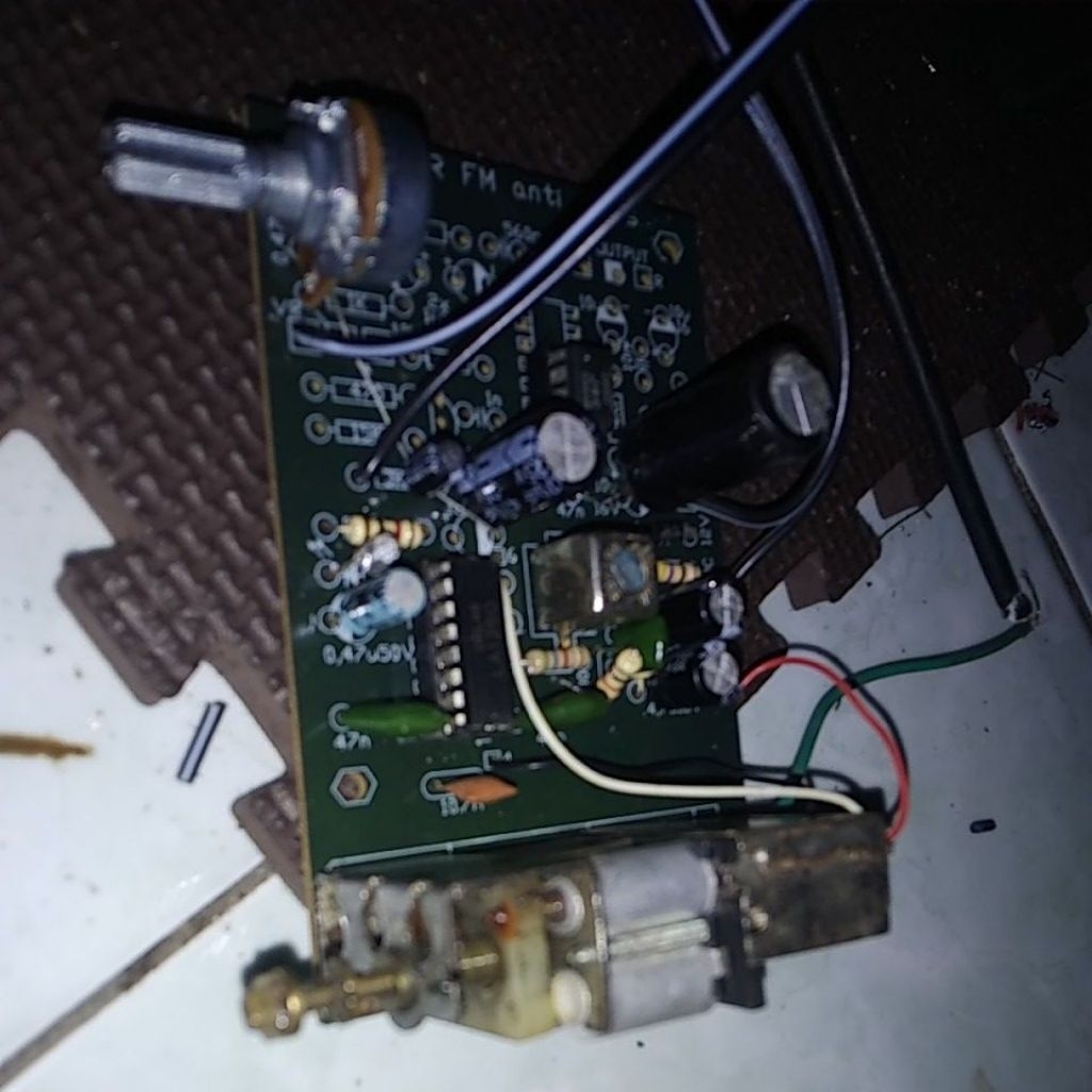 pesanan radio tuner fm+ampli mini