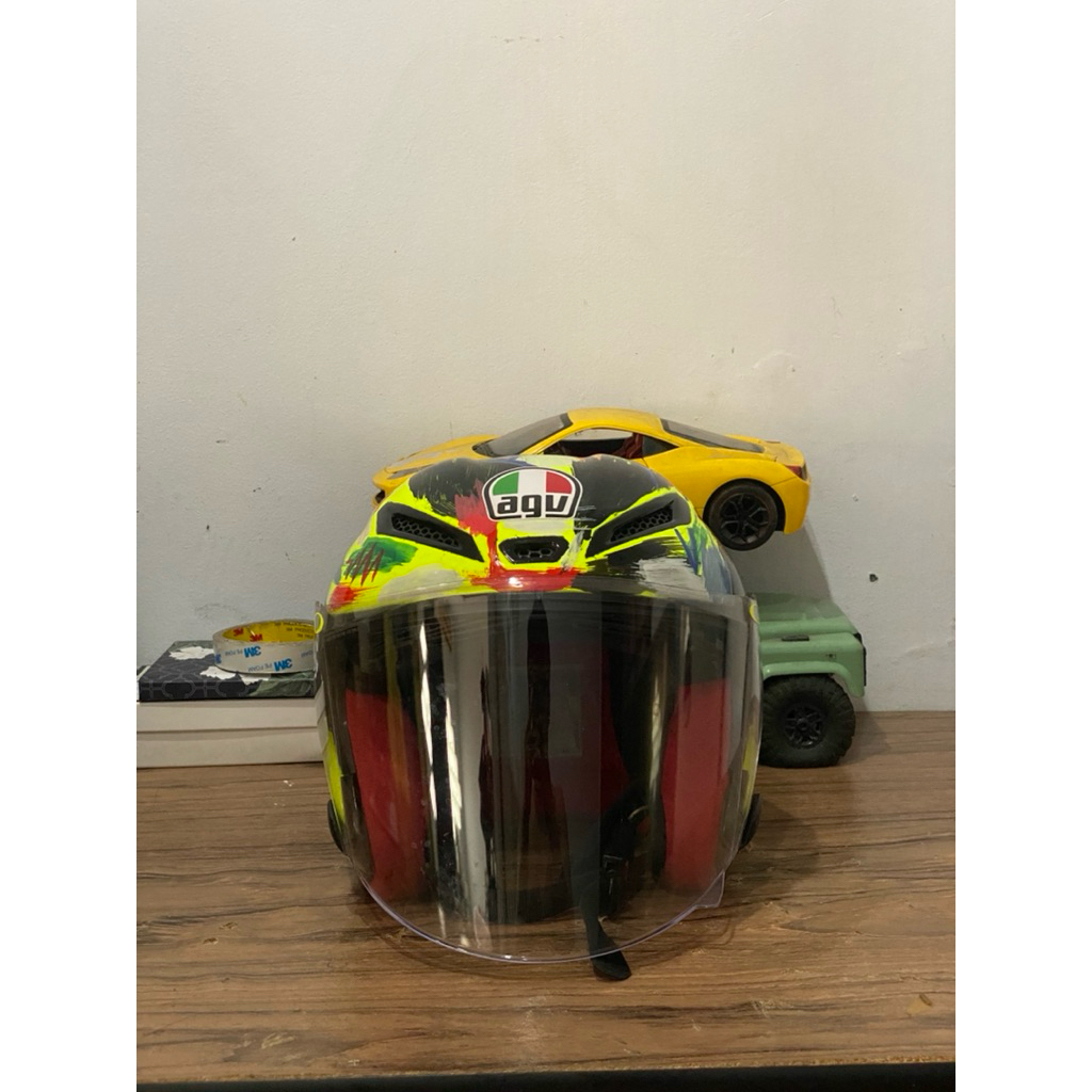 Agv pista half face cetakan