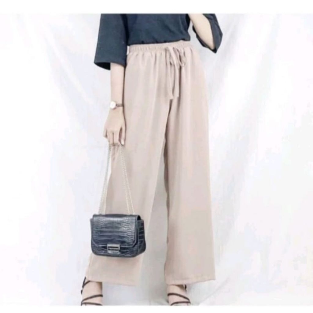 Kulot crinkle jumbo/kulot crinkle airflow higwaist/celana kulot jumbo