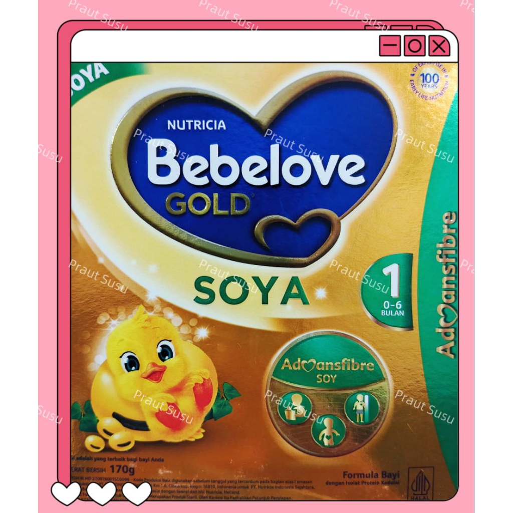 Bebelove Soya 0-6 Bulan EXP 2027 170 gram SUSU MURAH