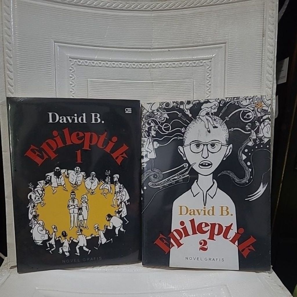 PROMO NOVEL BERGAMBAR BARU ORI - DAVID B - EPILEPTIK 1 & 2