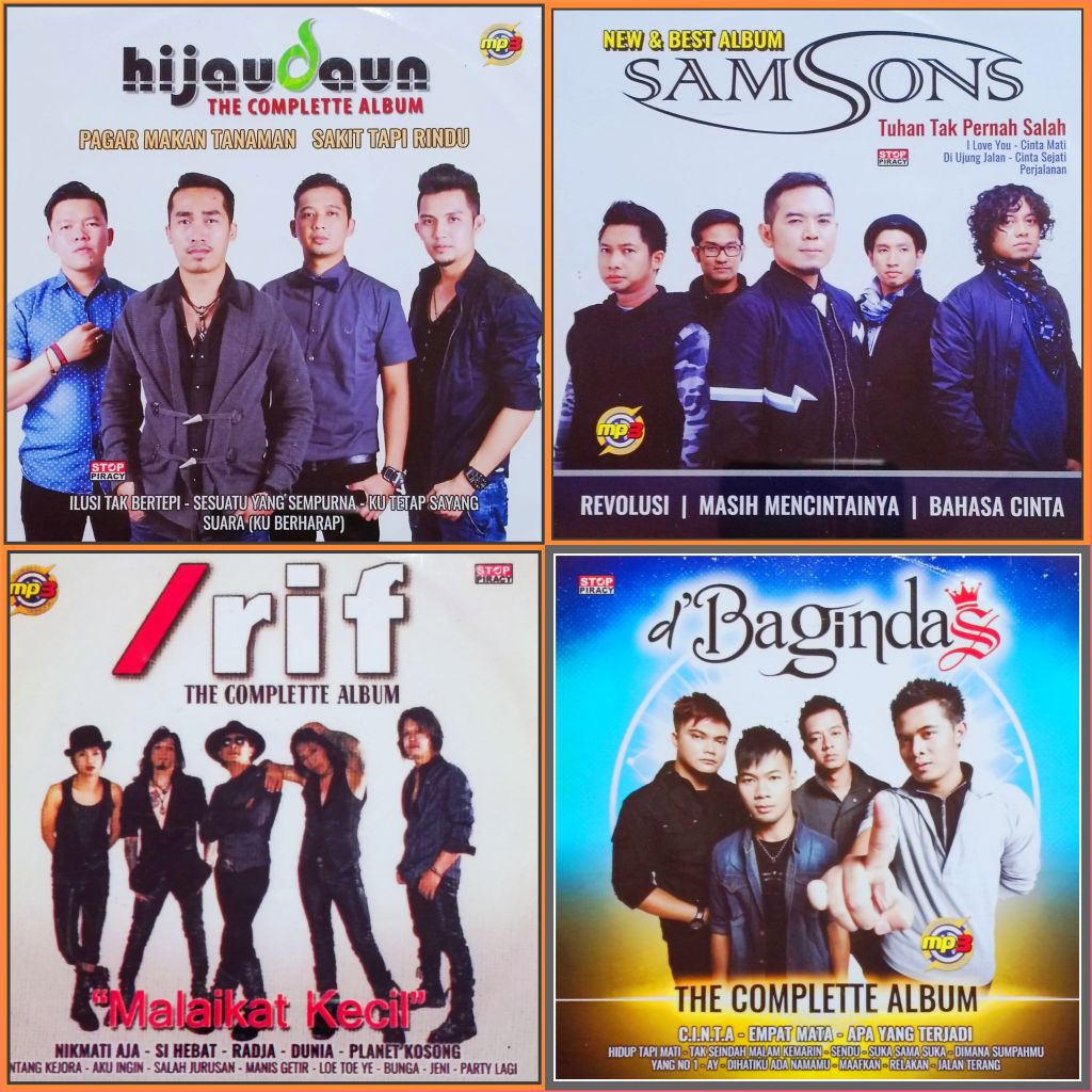 Kaset MP3 Lagu Pop HIJAU DAUN - /RIF - SAMSONS - D'BAGINDAS Album