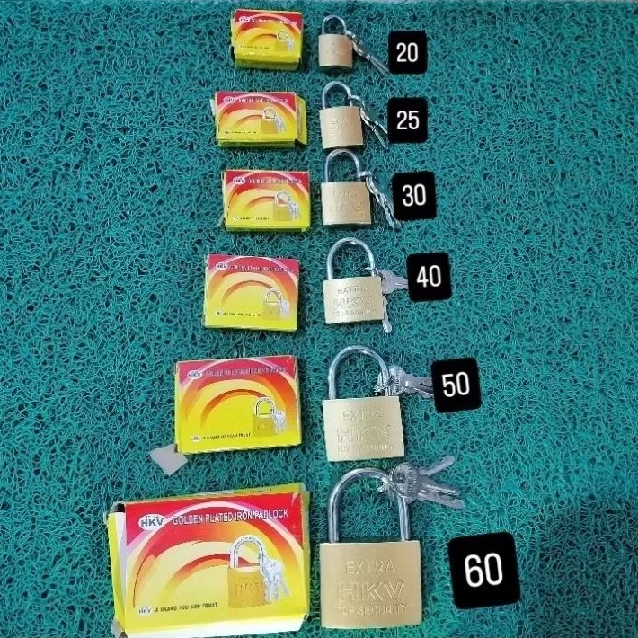 Gembok Gp HKV Uk, 20,30,40,50,60,Mm