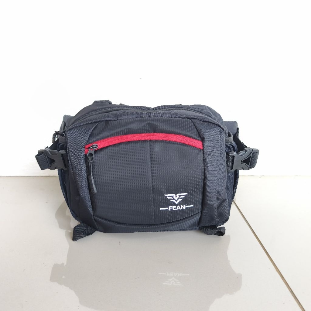 Tas Selempang+Pinggang Pria Cocok Buat Outdoor Tas Kerja Tas Travelling Kualitas Premium