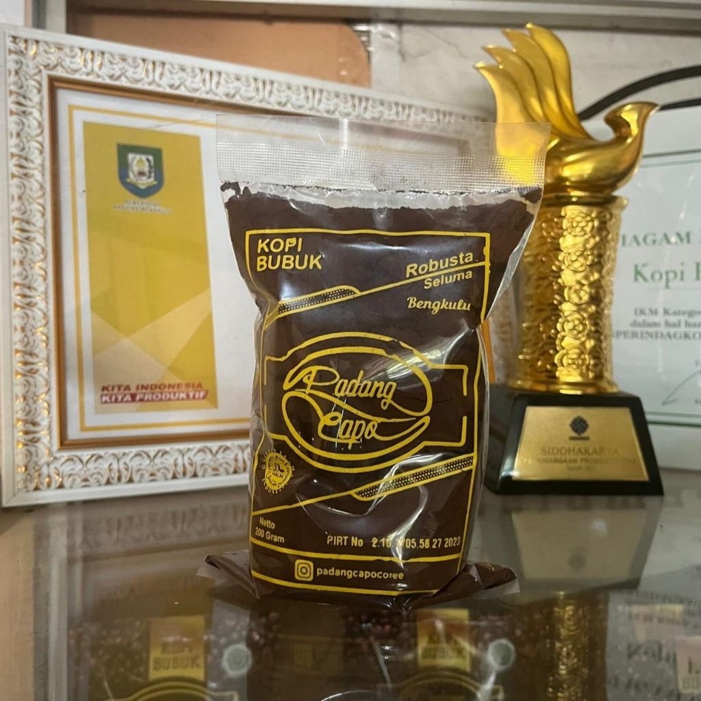 Kopi Padang Capo Asli Bengkulu – Kopi Bubuk Robusta Murah Wangi Segar 250 gram