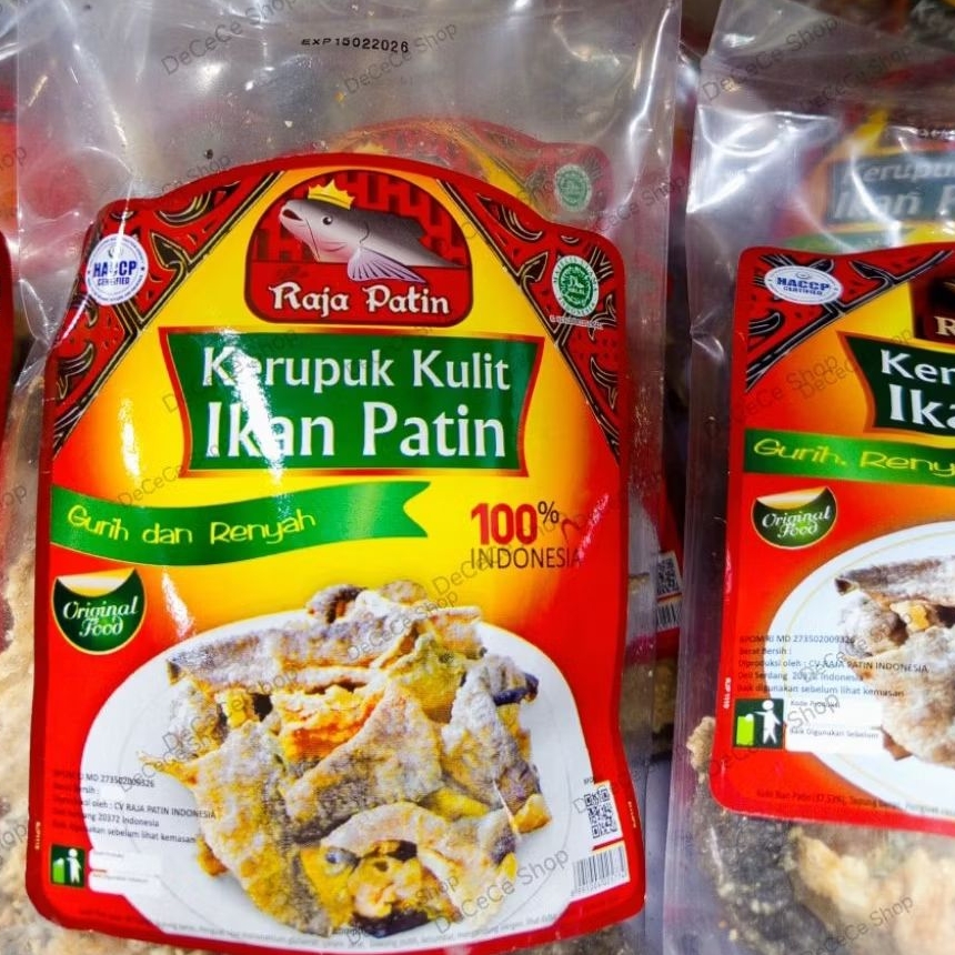 Kerupuk Kulit Ikan Patin | Raja Patin Kemasan Kecil | DeCeCe Shop