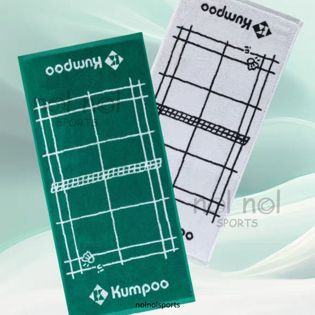 NNS handuk olahraga badminton sports towel kumpoo original gambar lapangan kok lucu