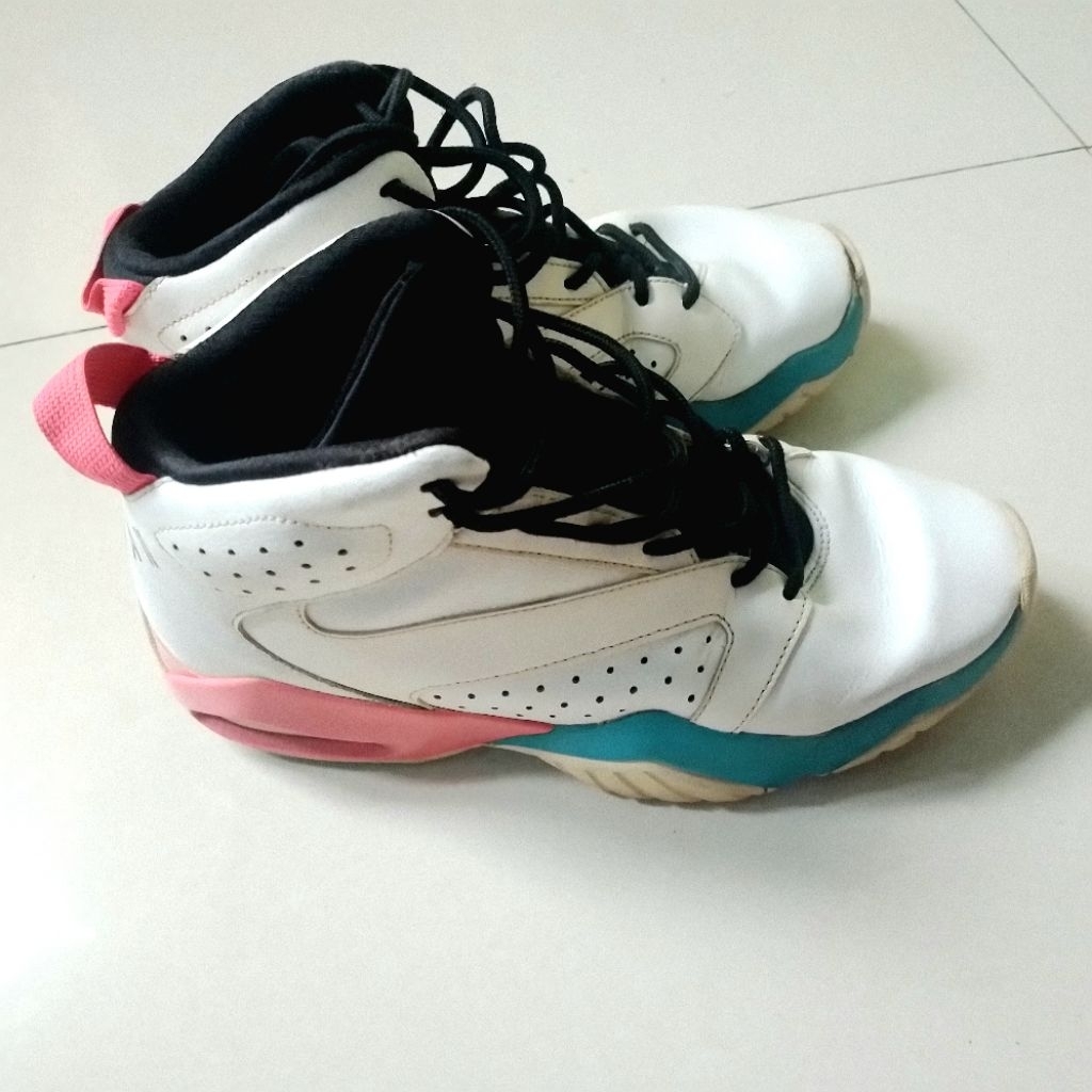 Sepatu Nike Jordan Lift White Turbo Green Pink Black No Nomer 40