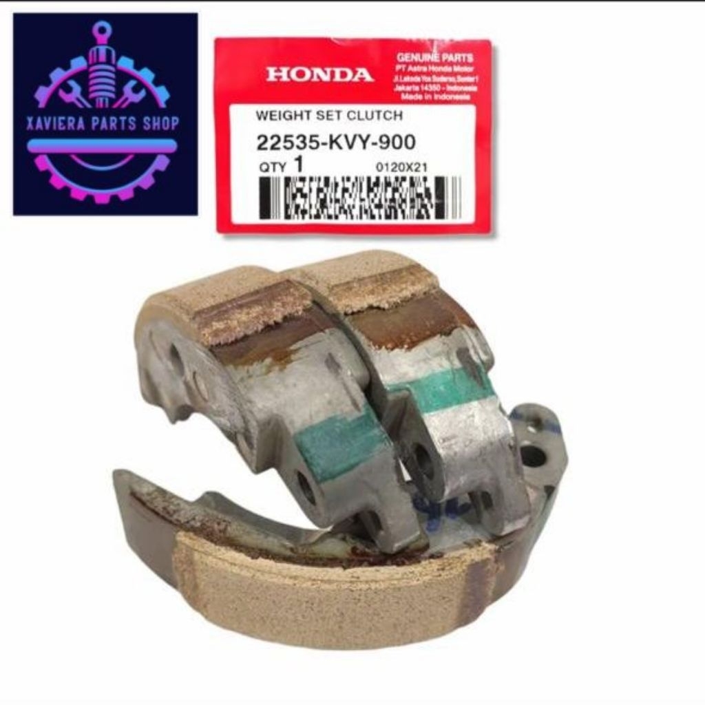Kampas Ganda Weight Set Clutch Beat Karburator KVY 22535-KVY-900