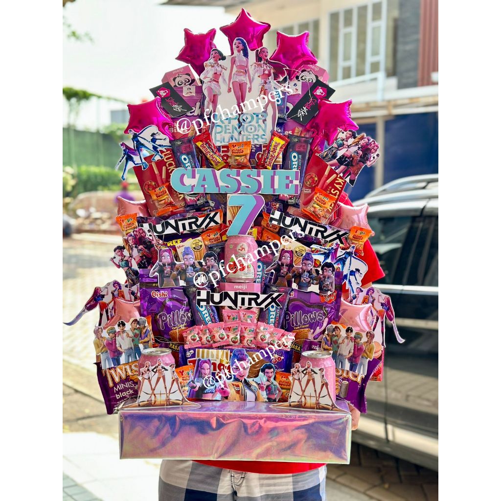 Snack Tower ulang tahun anak/ Snack tart / snack hadiah anak / kue snack anak ulang tahun