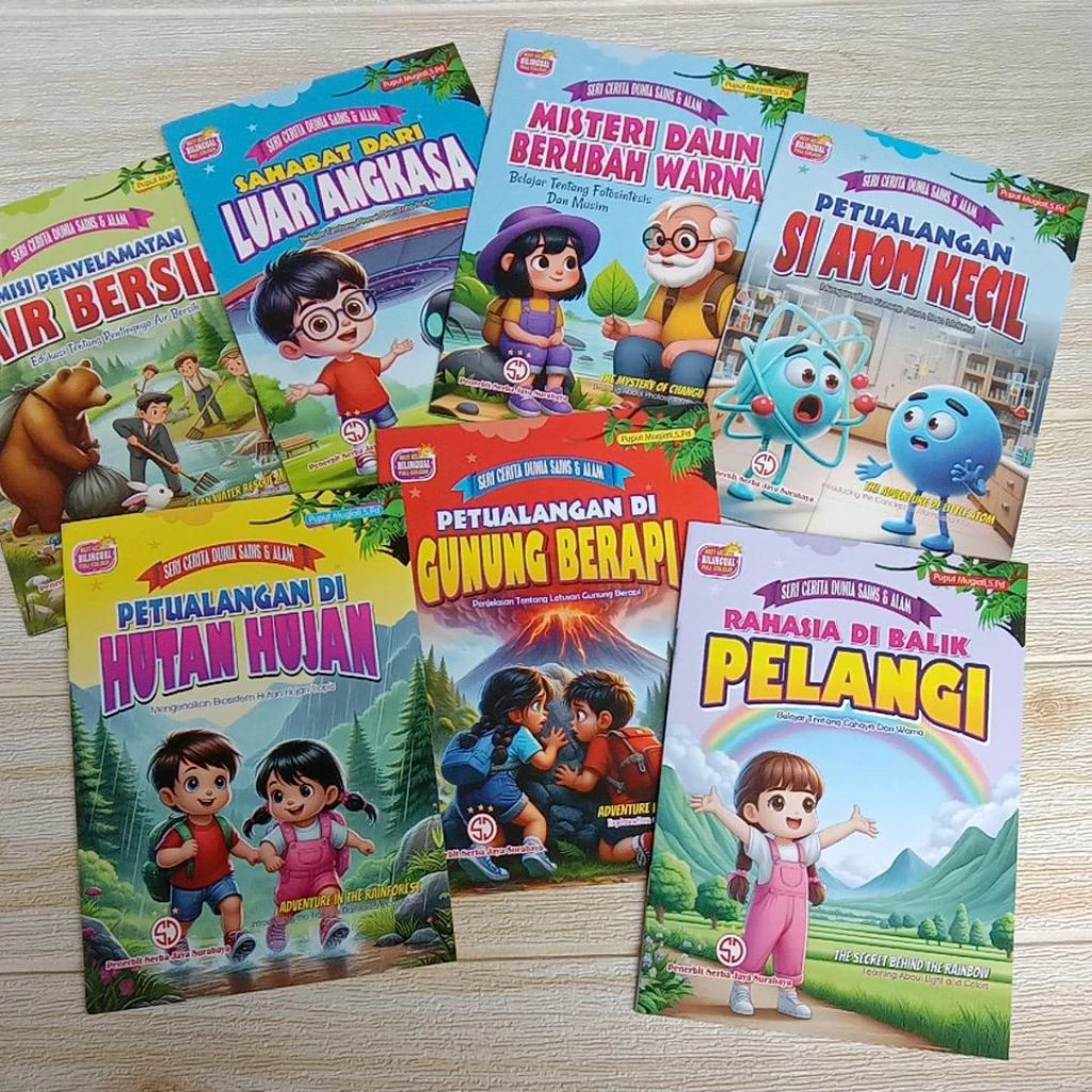 PROMO. Buku Cerita Anak Bergambar Bilingual Dongeng Anak  Mengenal Hewan Binatang