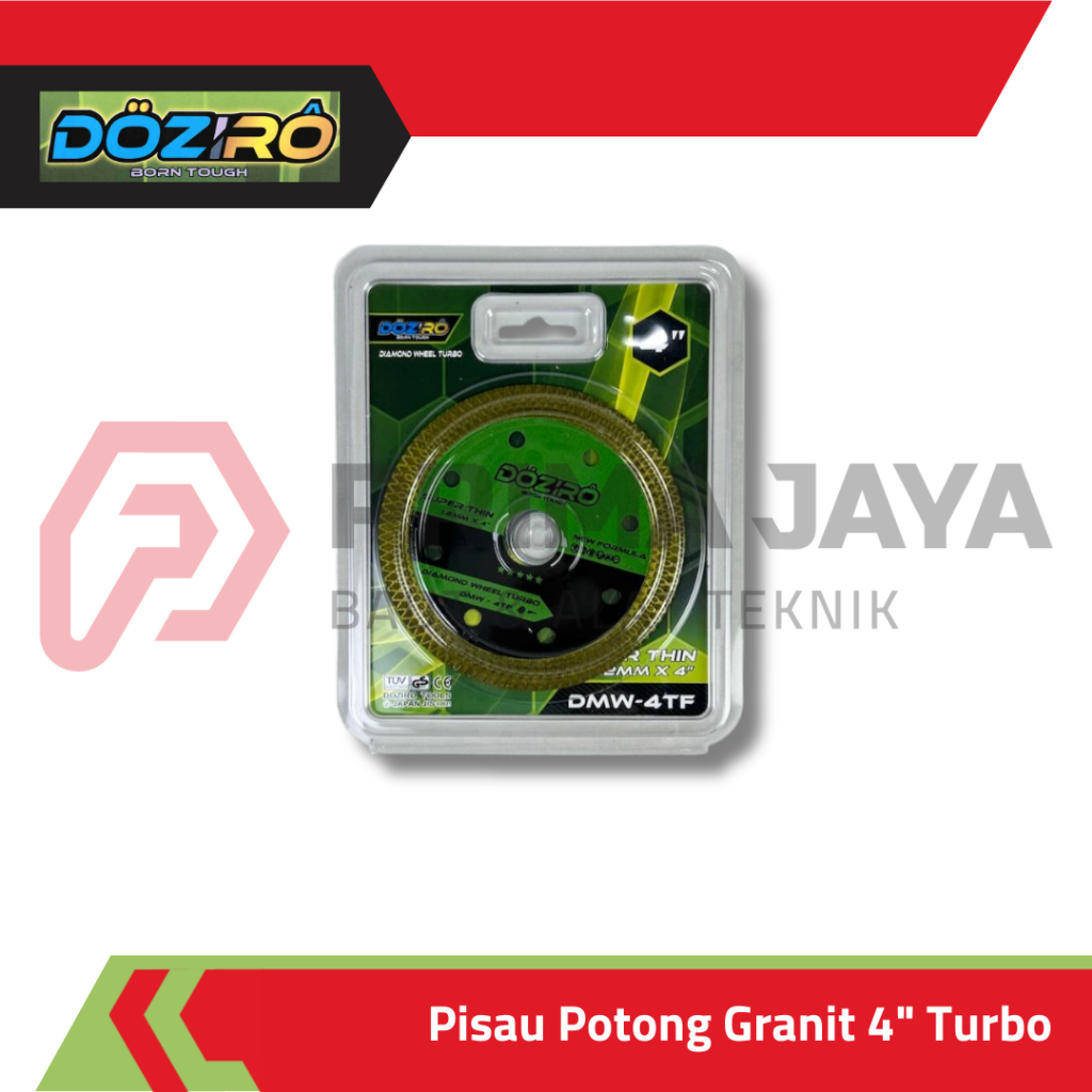 PISAU POTONG GRANIT / MATA POTONG KERAMIK / DIAMOND WHEEL CUTTER 4" KERING DOZIRO