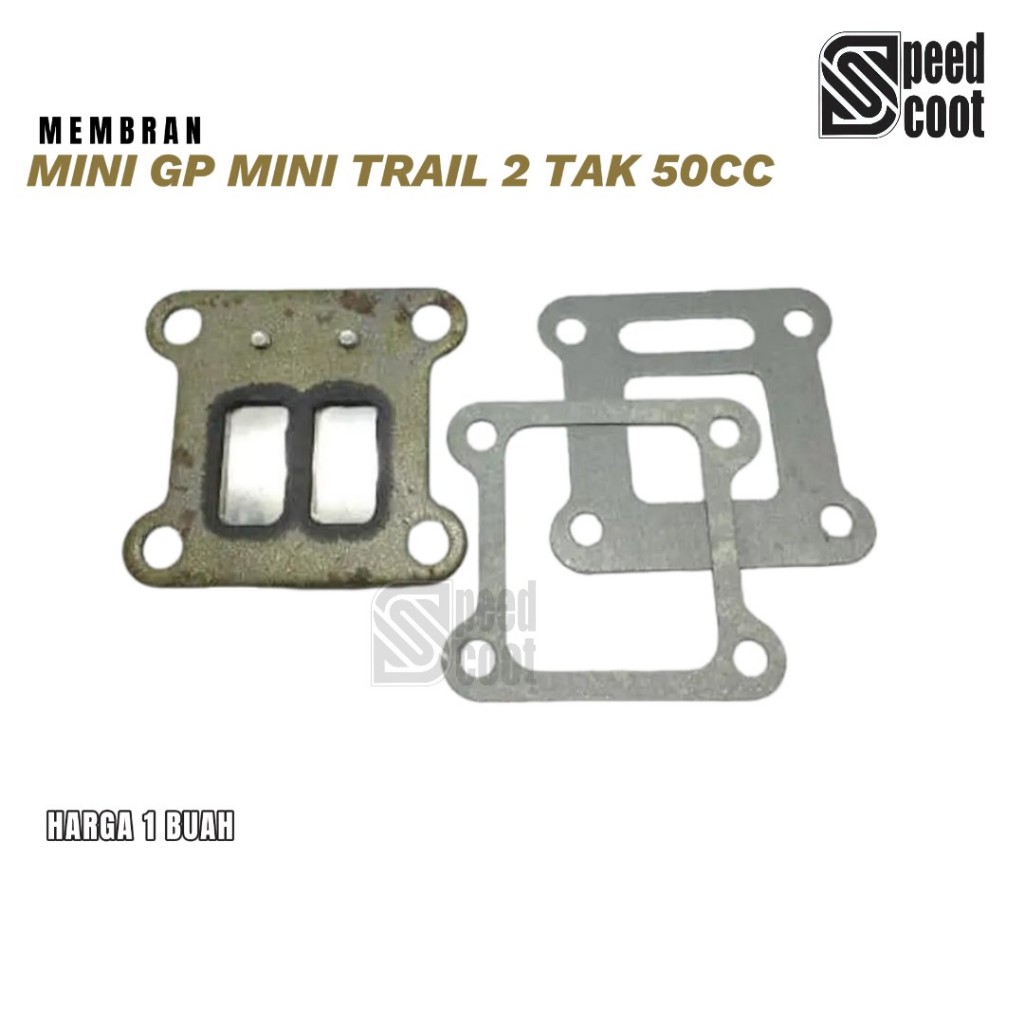 Valve Membran Motor Mini GP Trail ATV Mesin 50cc 2Tak STD