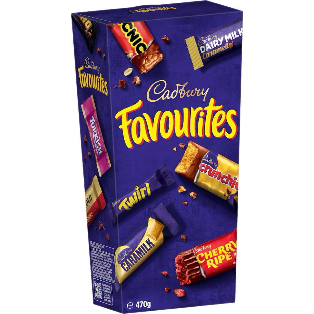 

Cadbury Favourites Boxed Chocolate 470g - Australia