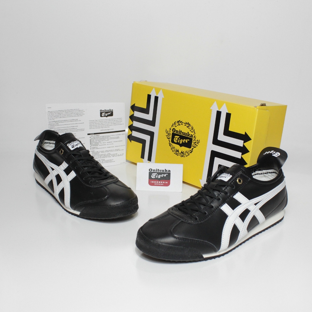 Sepatu Onit Tiger Mexico66 SD 'Black White' Sneakers Original