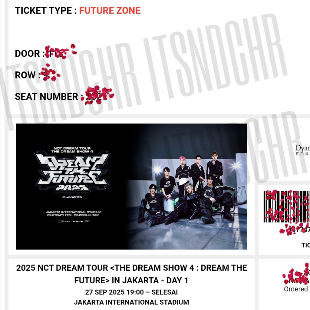 THE DREAM SHOW 4 JAKARTA DAY1 FUTURE ZONE DAY1 TDS4 NCT DREAM DREAMIES MARK RENJUN JENO HAECHAN JAEM