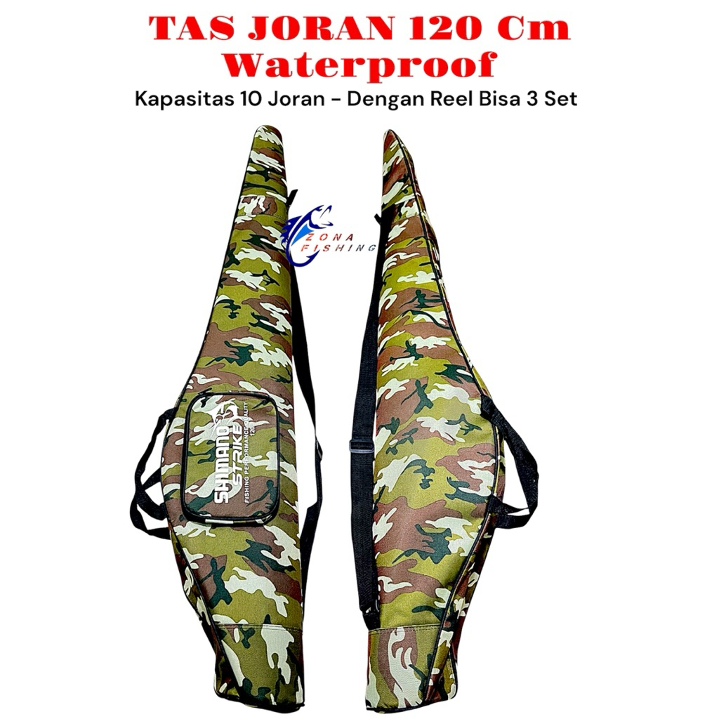 Tas Pancing Shimano Strike Joran 120 Cm Waterproof