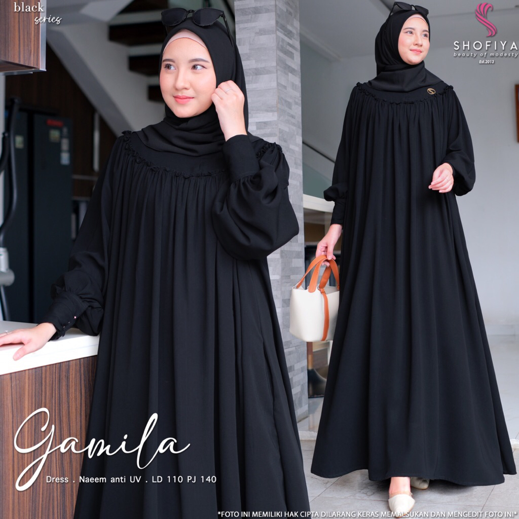 GAMIS DRESS GAMILA ORIGINAL BY SHOFIYA