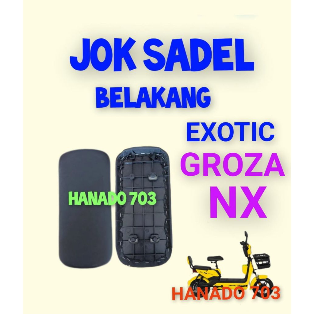 jok sadel belakang exotic groza nx jok sadel belakang sepeda listrik exotic groza nx