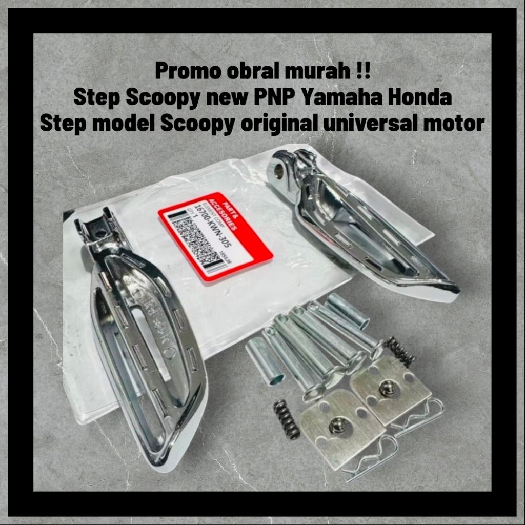promo obral step Scoopy new / step Scoopy original / step Scoopy universal motor