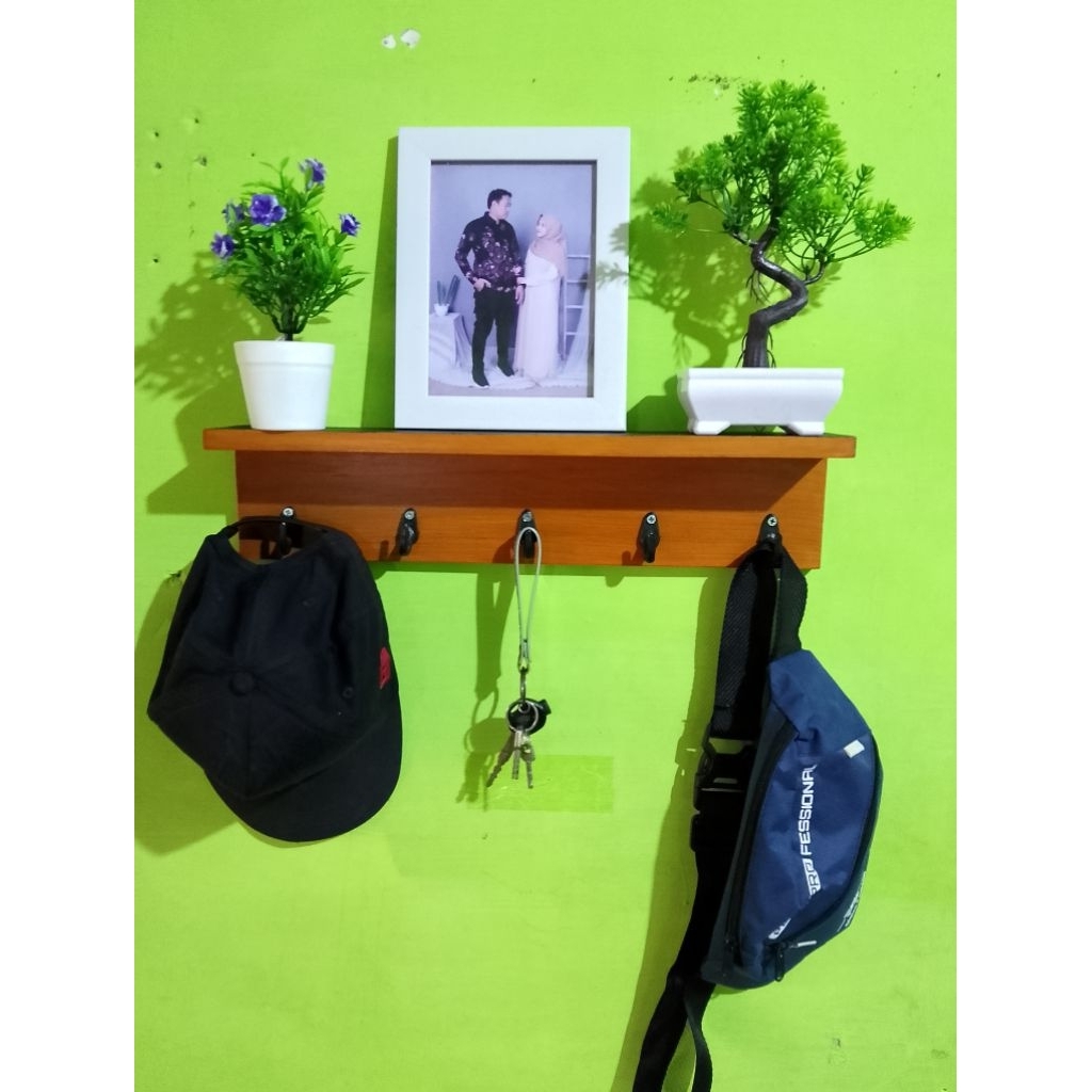 Gantungan baju minimalis | rak Gantungan baju Serbaguna| gantungan baju bahan kayu