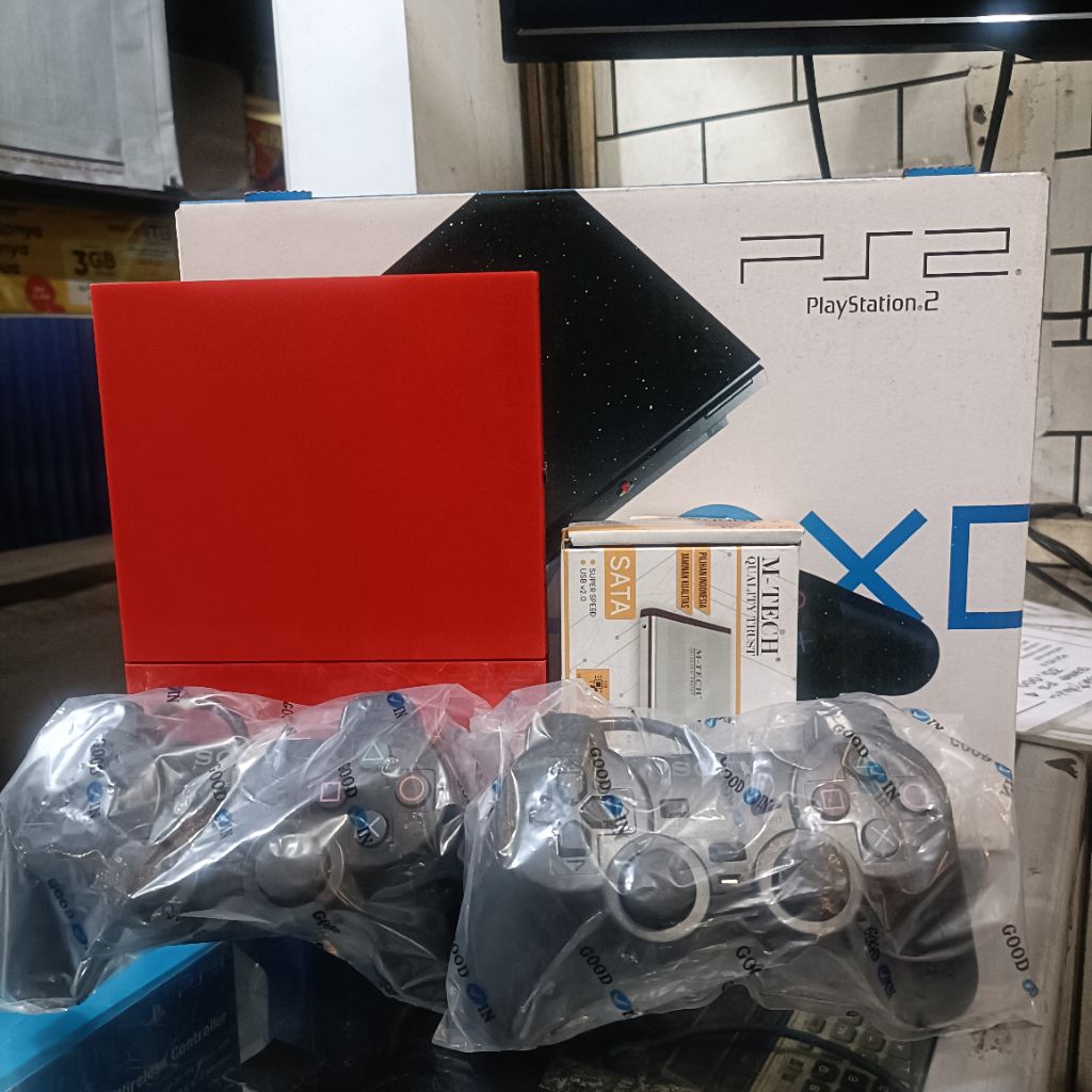 PS 2 SLIM HARDISK 160GB/FULL GAME/ORIGINAL