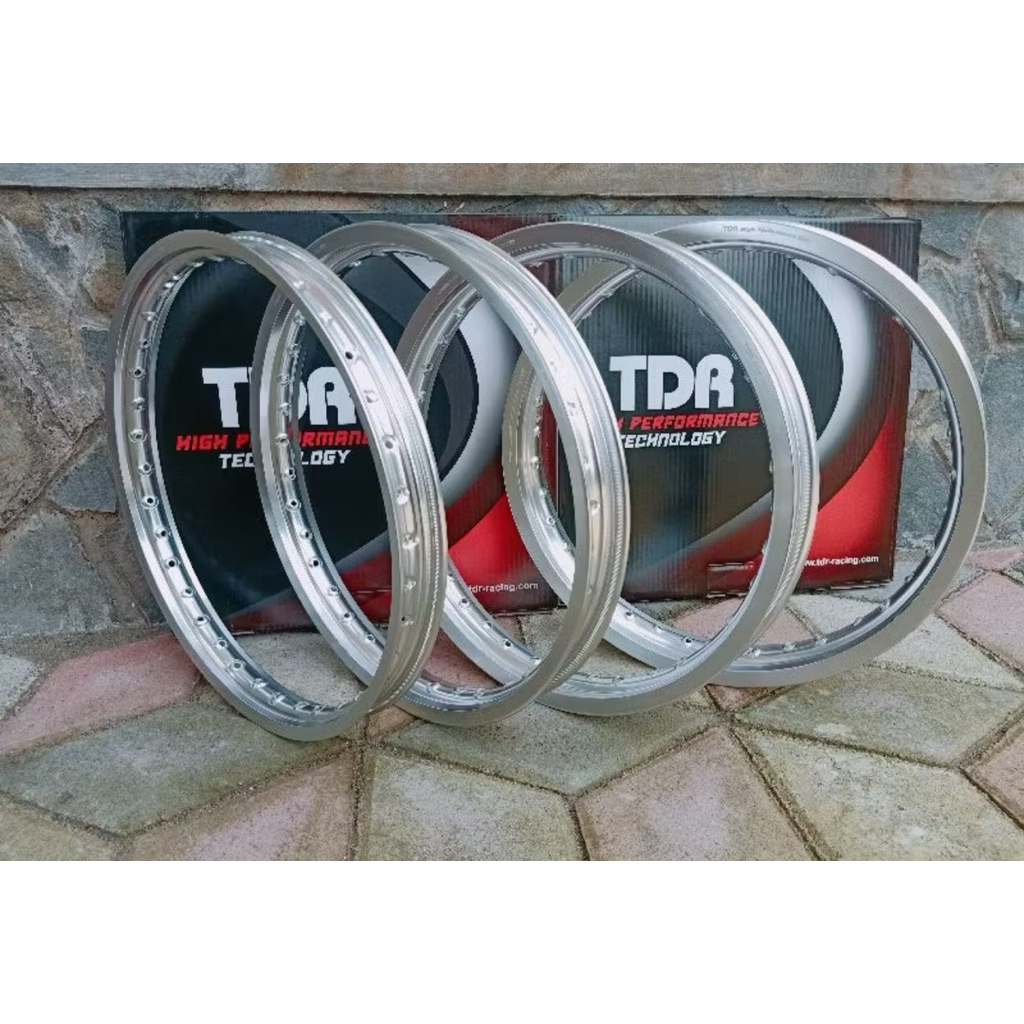 velg TDR ring17 silver glossy size (140)(160)(185)