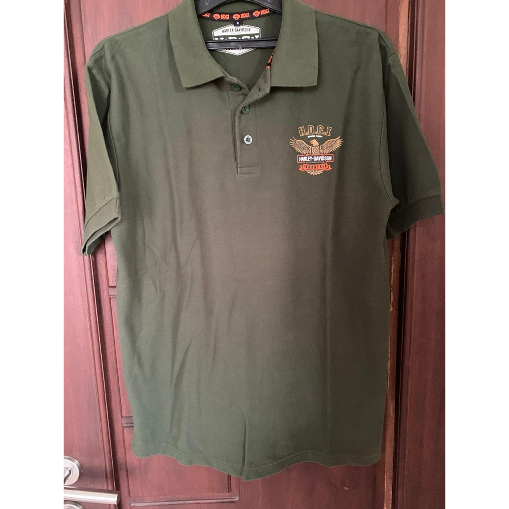 Preloved polo shirt Harley Davidson HDCI