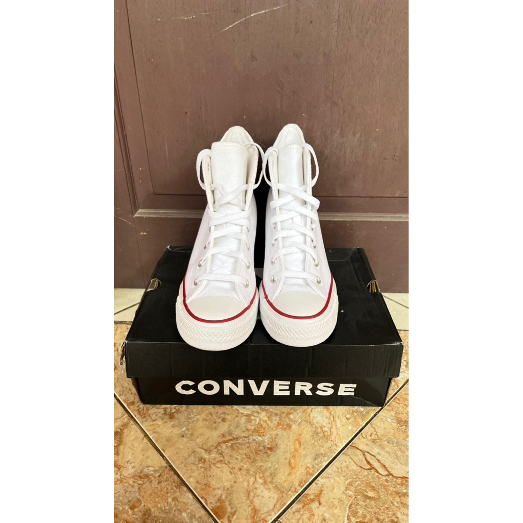 Converse Chuck Taylor All Star Wedges High White