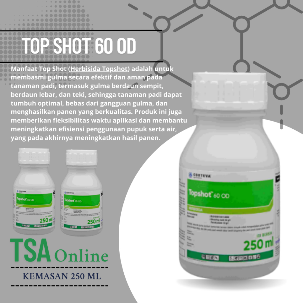 TOPSHOT 60 OD 500 ML HERBISIDA / TOPSHOT 500 ML / TOPSHOT 500ML ORIGINAL