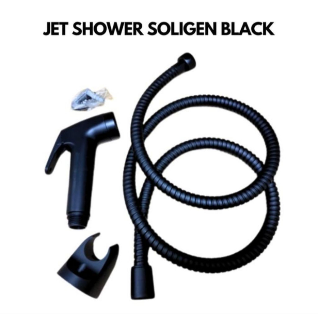 SHOWER CEBOK SOLIGEN/ TOILET SHOWER JET WASHER BIDET CEBOK KLOSET CLOSET WC SOLIGEN BLACK/ SHOWER CE