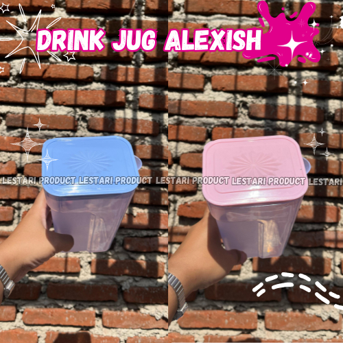 [ 6 pcs ] Drink Jug Alexish Plastik | Teko Air Minum Kulkas Plastik Tebal Kuat Tahan Panas Tahan Lam