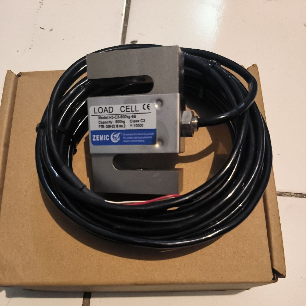 load Cell S / load Cell Zemic H3 500 kg / loadcell zemic type S kapasitas 500 kg